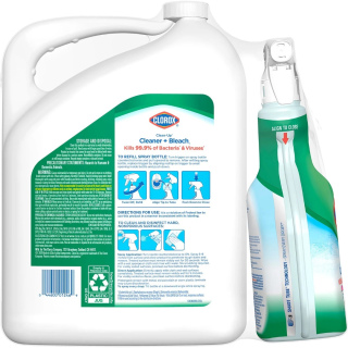 Clorox Clean-Up All-Purpose Cleaner with Bleach, Original, 32 oz. Spray and 180 oz. Refill Bottle